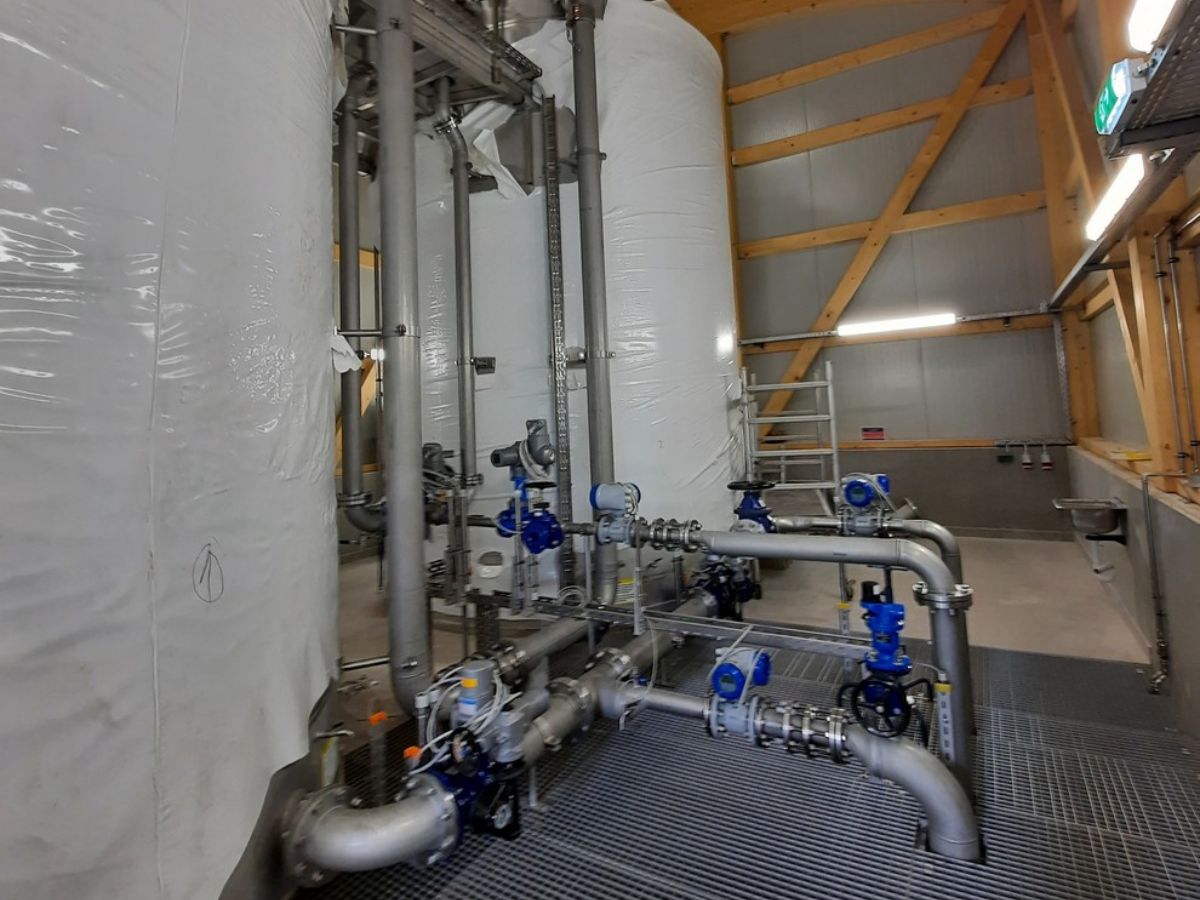 Réservoir d’eau potable inox soudé en usine