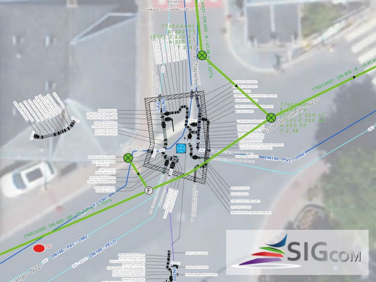 SIGcom : Infrastructures dans SIGcom 2D