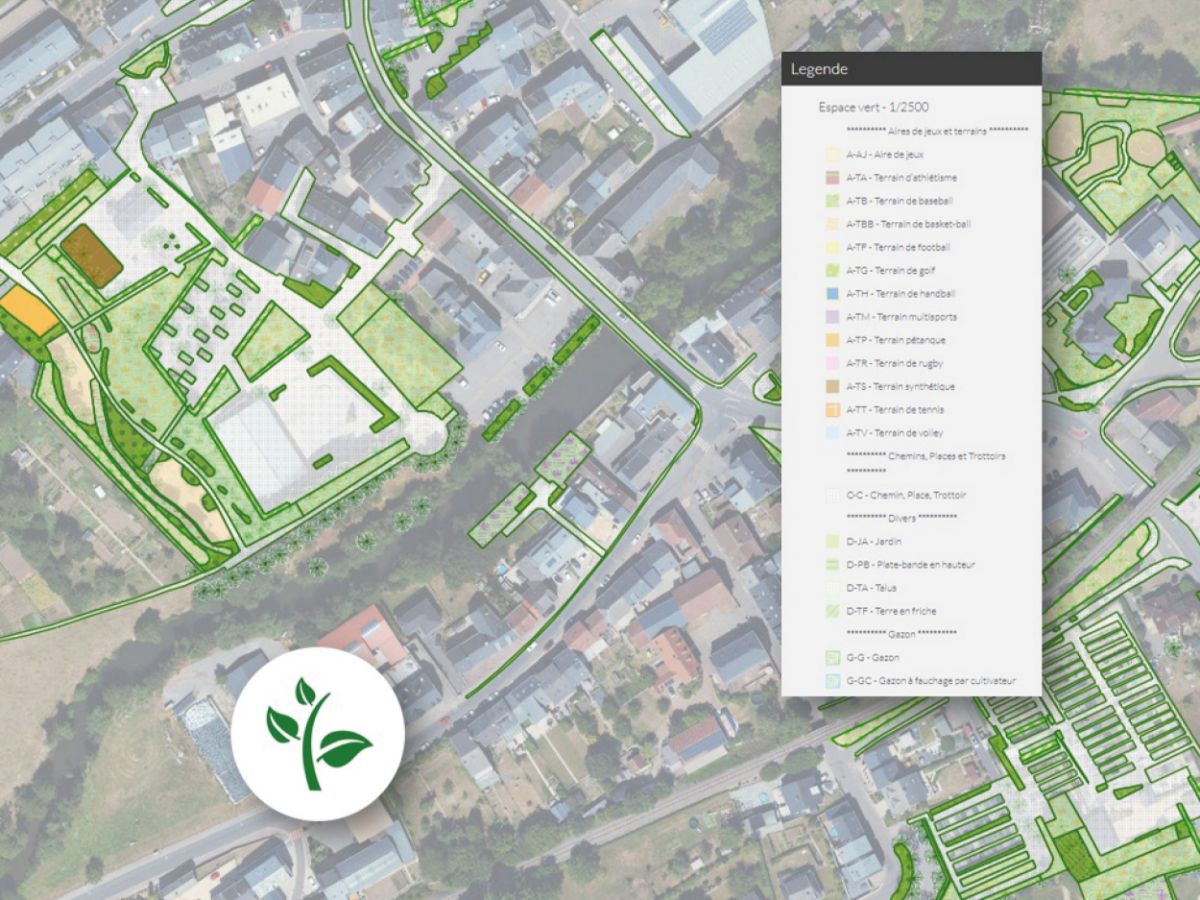 SIGcom : Représentation et gestion des espaces verts